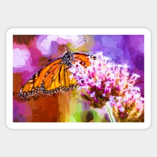 Monarch Butterfly Sticker